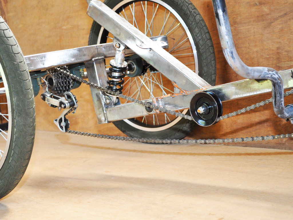 Aurora Suspension Trike - chain guide pulley